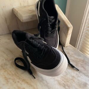 Reebok Kids Black and White Sneakers